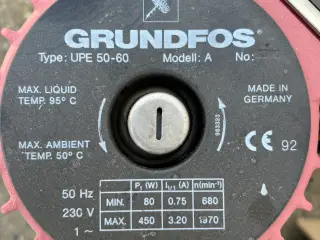 Grundfoss pumpe