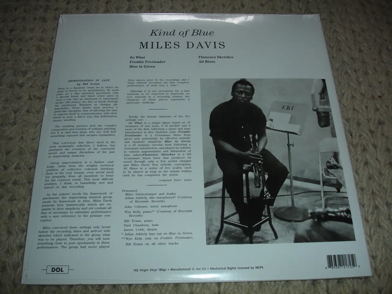 Billede 2 - (Sender gerne) Miles Davis - Kind Of Blue