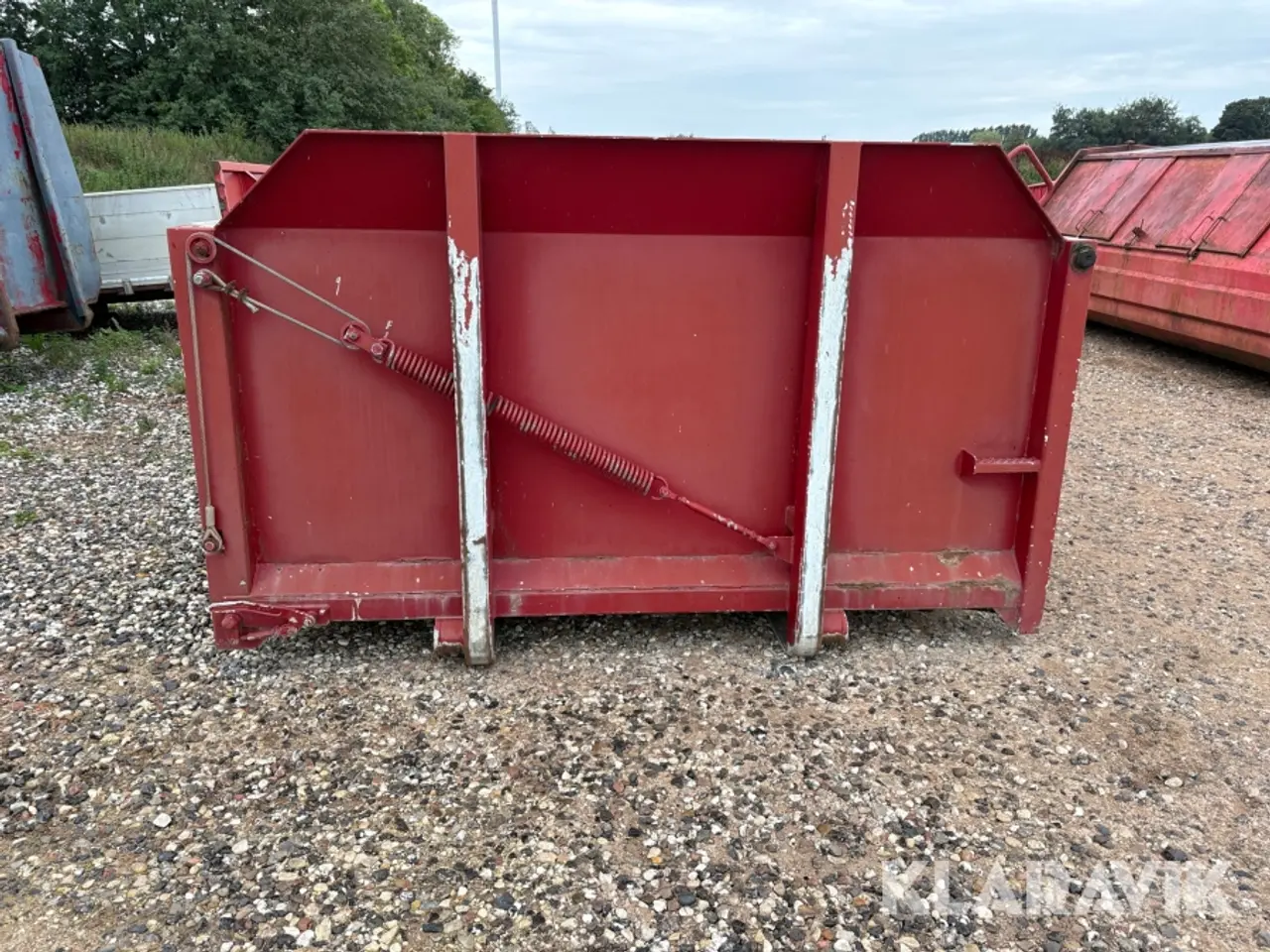 Billede 4 - Kroghejscontainer med 3-vejs tip og hydraulisk klap