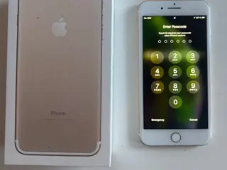 Apple iPhone 7 Plus 256 GB - farve guld og hvid