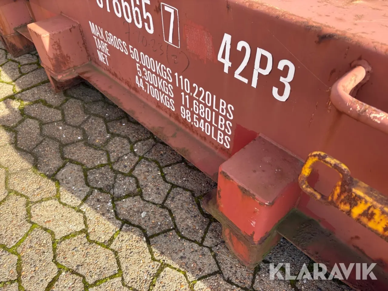 Billede 9 - Sammenklappelig flat rack-container PT. ASPEK KUMBONG KB40-FR-11R2 - 40 fods