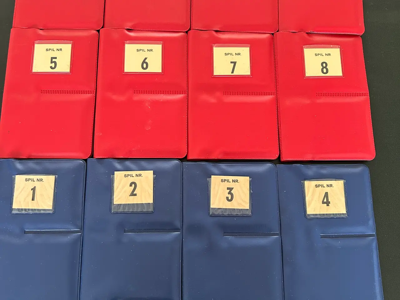 Billede 1 - 12 mapper med spillekort