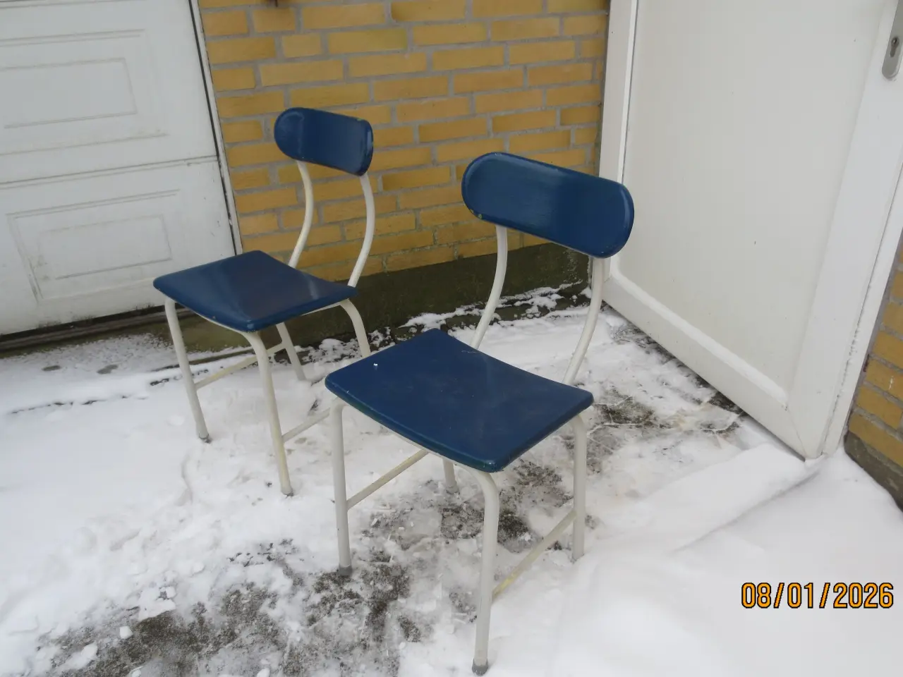 Billede 1 - 2 stk Retro Køkkenstole