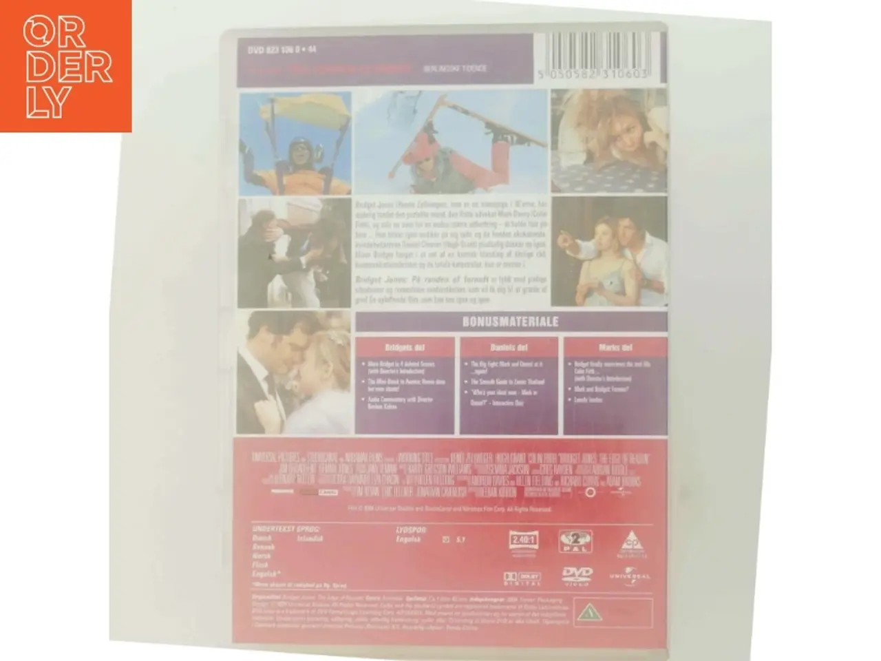 Billede 3 - Bridget Jones - På randen af fornuft (DVD) med Renée Zellweger (DVD)