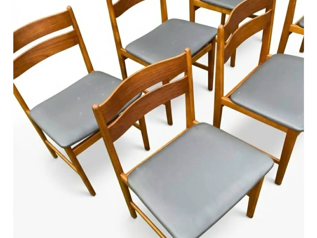 Billede 3 - Spisebords stole med teaktræ