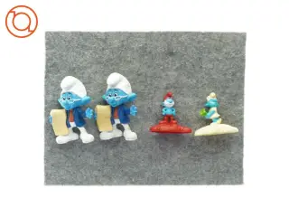 Smølfe figurer 4 stk.