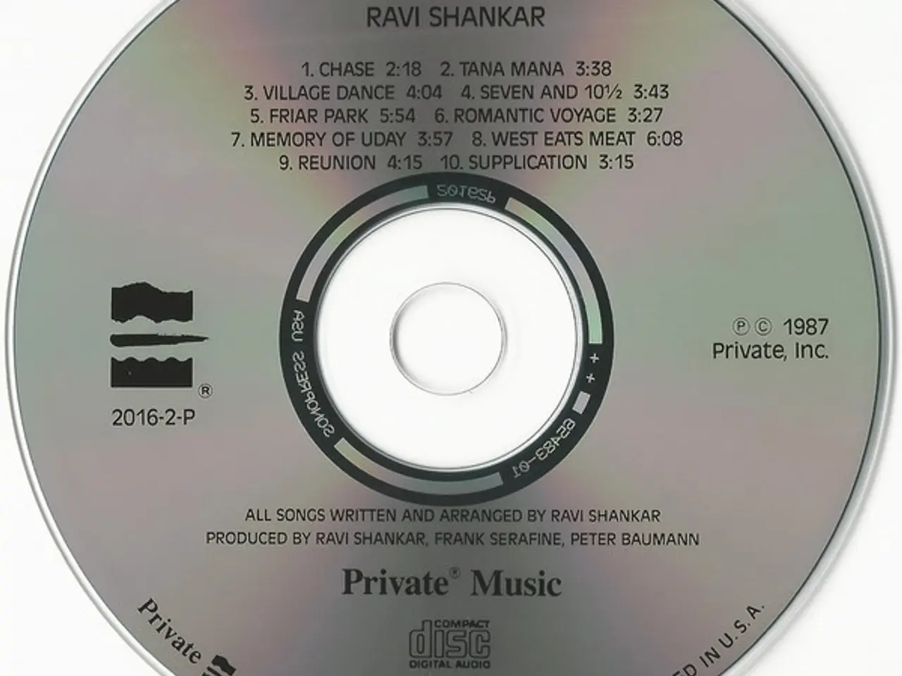 Billede 6 - The Ravi Shankar Project* – Tana Mana – CD