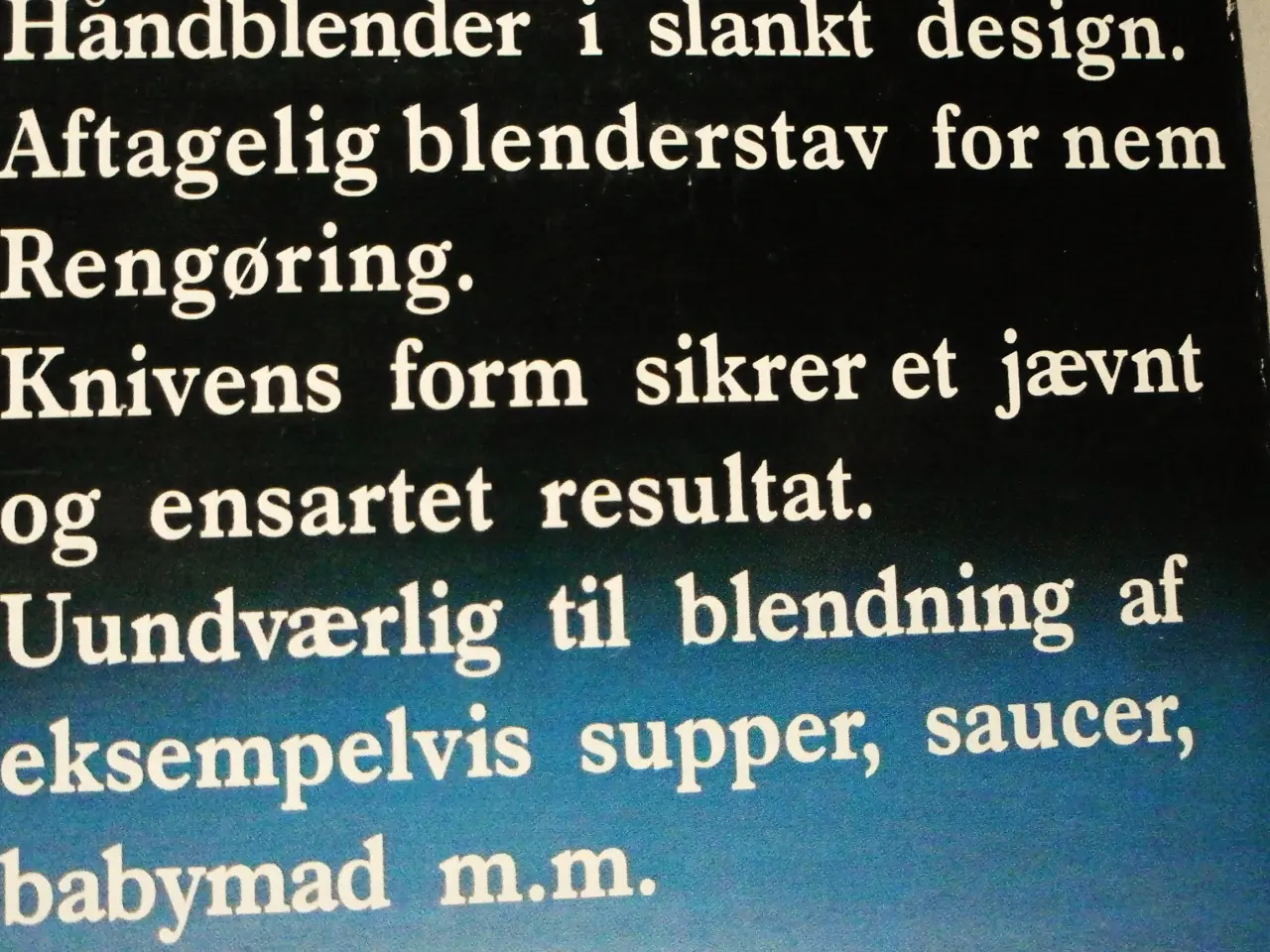 Billede 3 - NY Stavblender EL-LUX - Perfekt Gave !