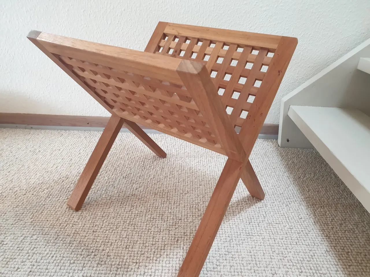 Billede 1 - Trip-Trap avisholder i teak