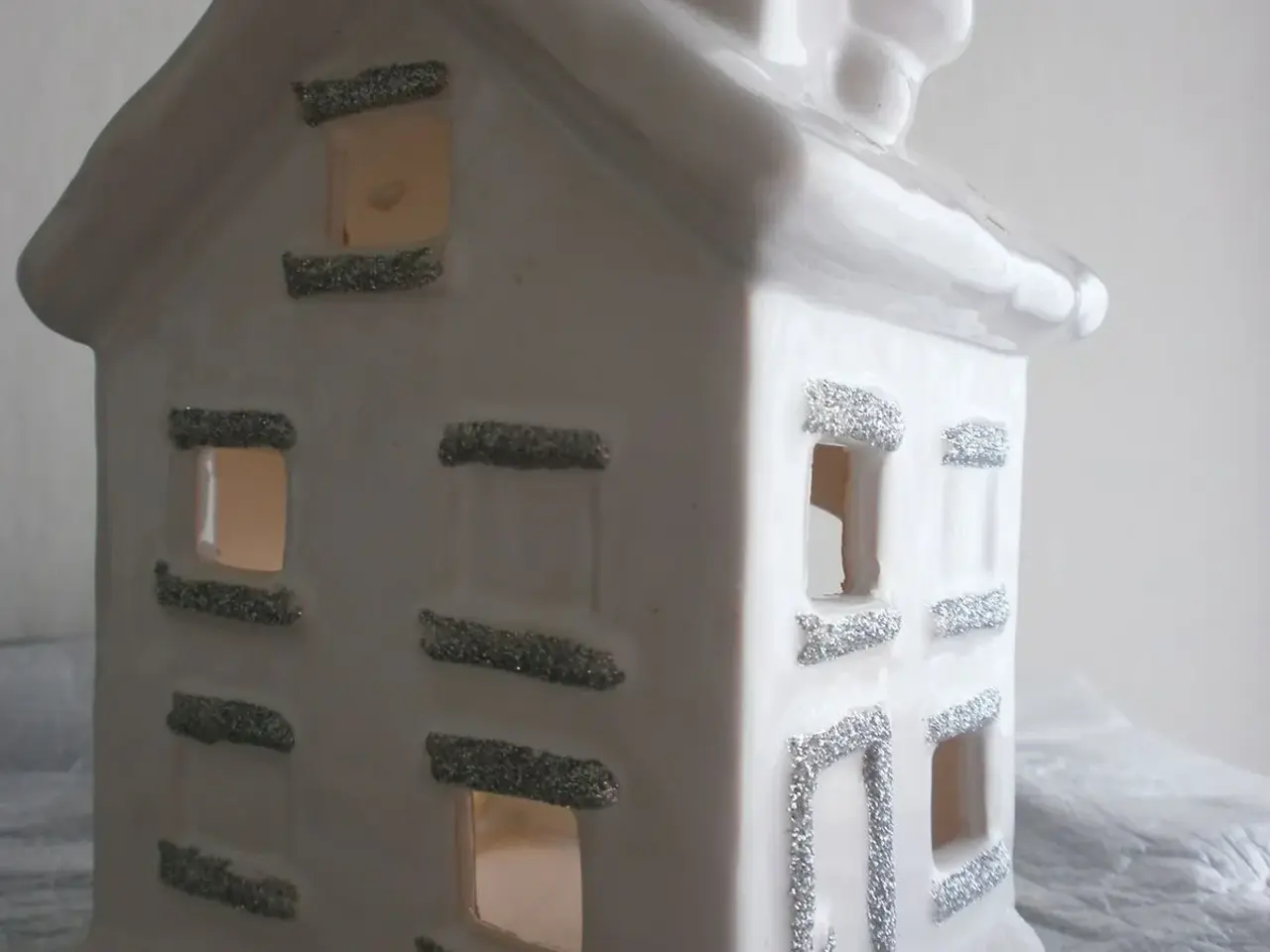 Billede 2 - Julepynt - Hus med Julemand på Taget