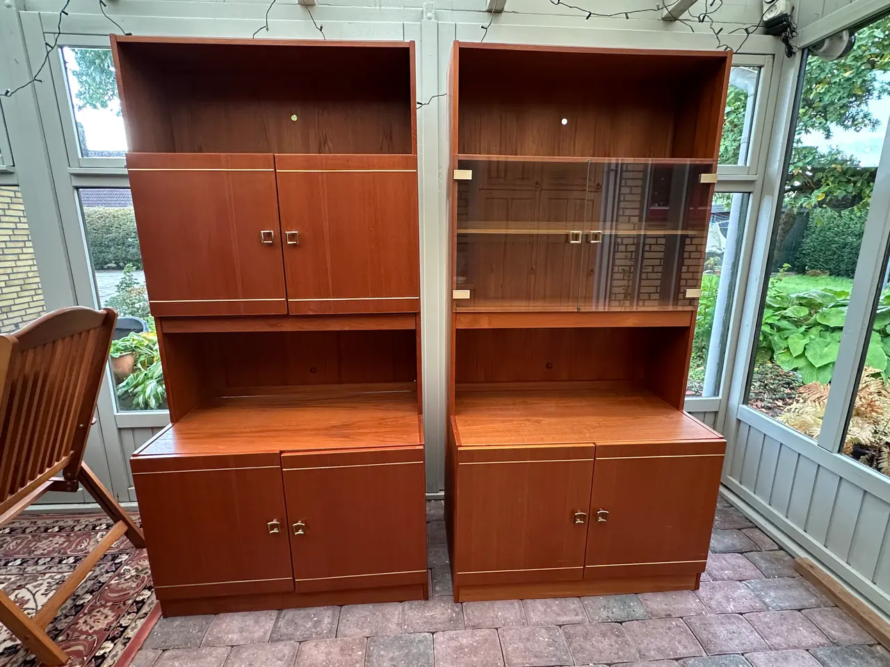 Billede 2 - Teak Reol 2 sektioner