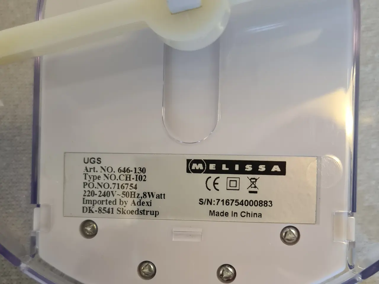 Billede 7 - Melissa NCJ-28-90 Ismaskine hvid