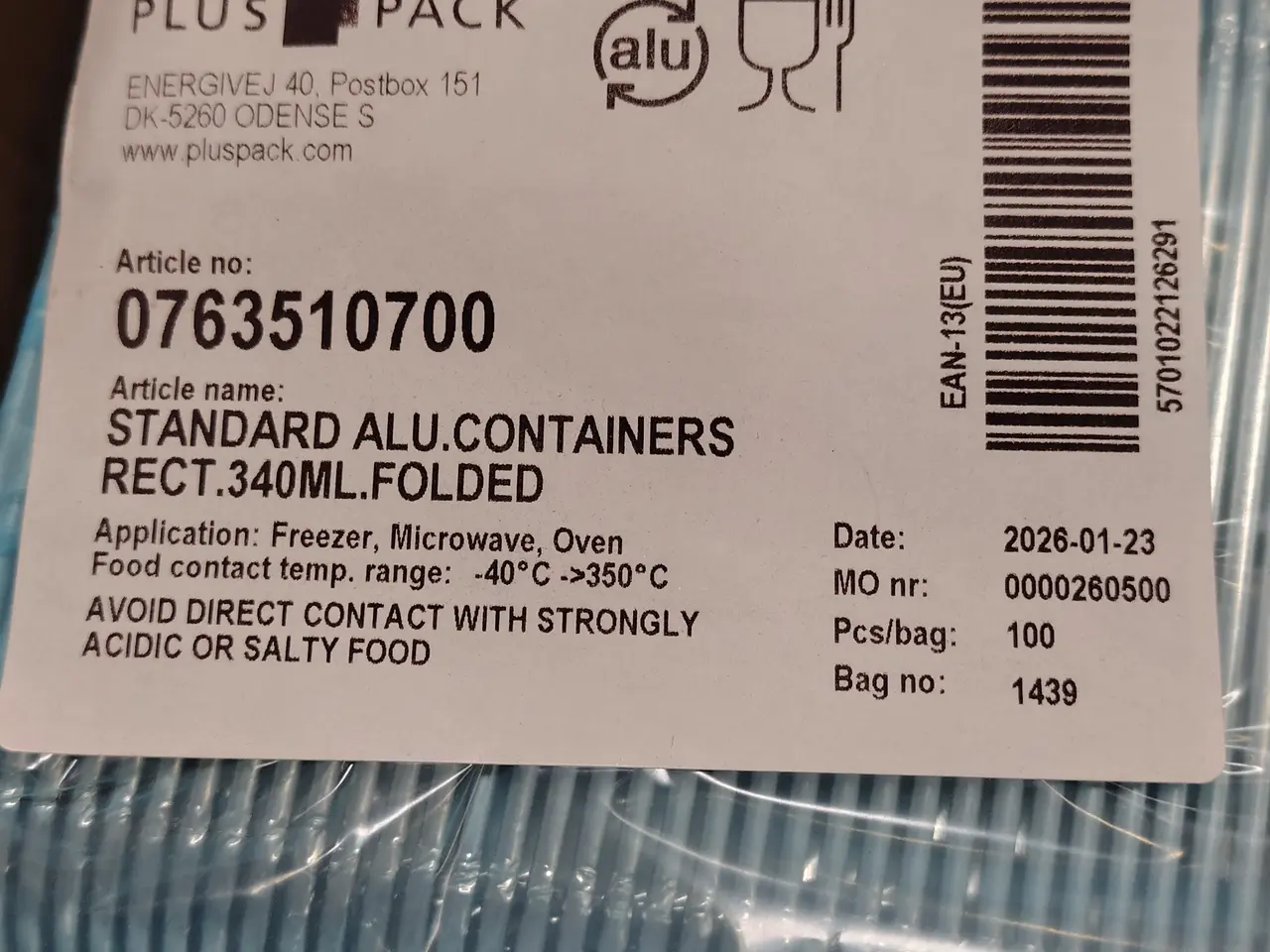 Billede 3 - 900 stk. Alubakker