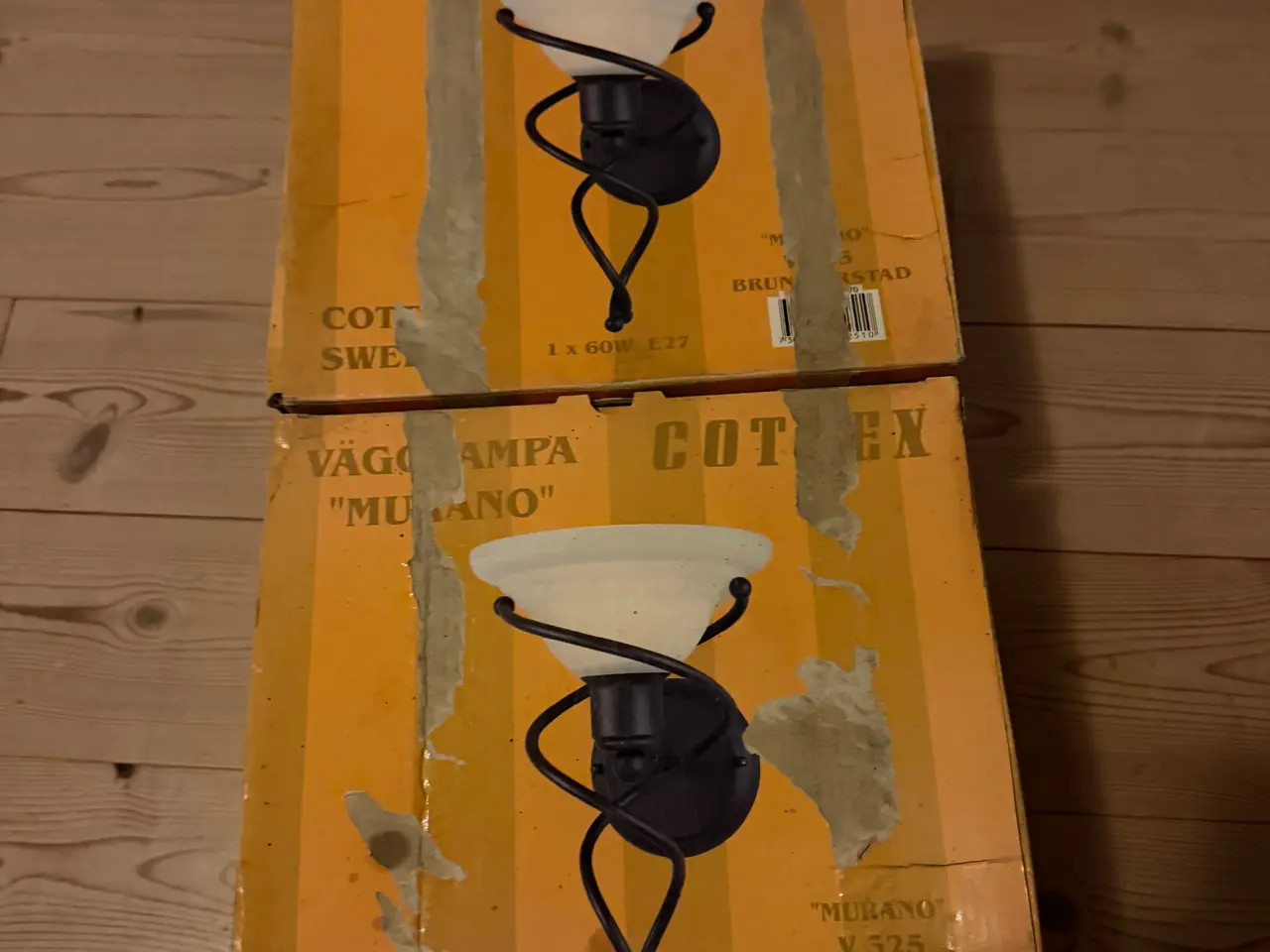 Billede 3 - Cottex “Murano” væglamper 