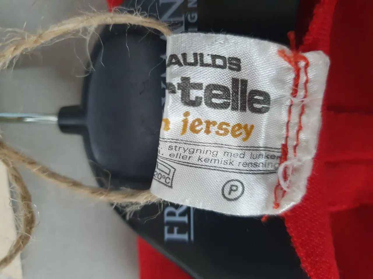 Billede 5 - Rød Retro 80'er jersey jakke 