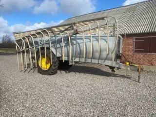 SAK 10 Ton galvaniseret gyllevogn med 16 meter HARSØ slangebom