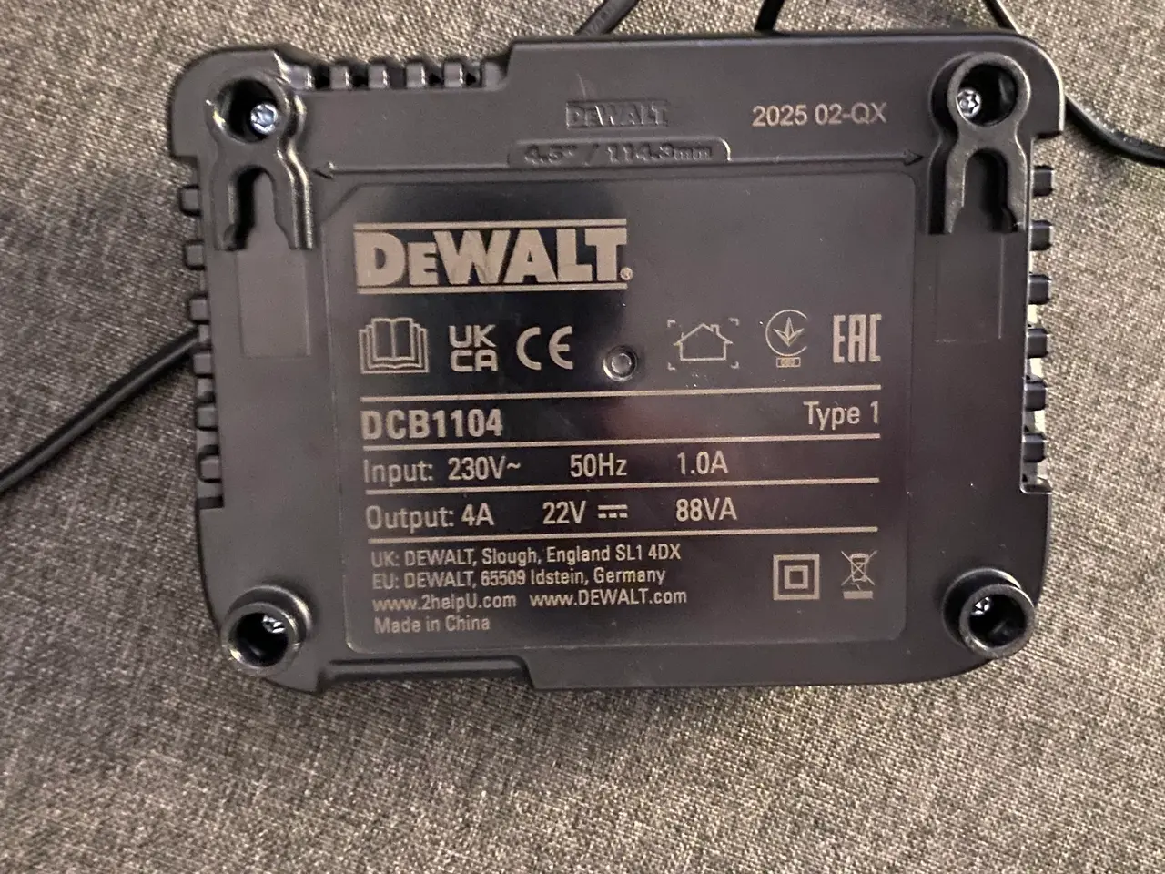 Billede 3 - DeWALT oplader charger 4A