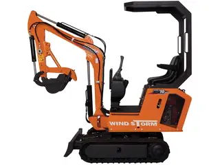 Rihno Minigraver 850 kg - drejelig arm