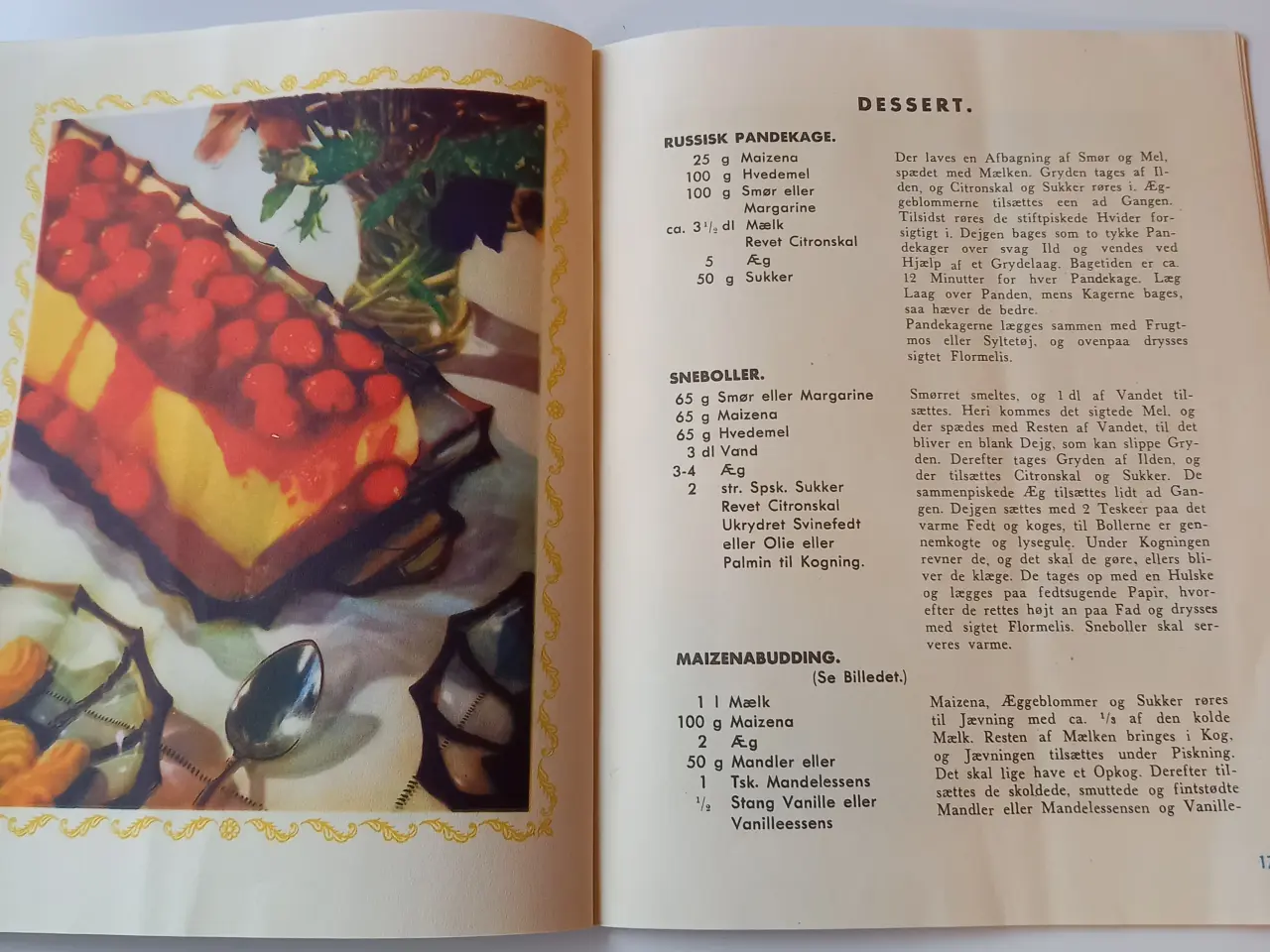 Billede 7 - Maizena Kogebog af Gunna Agersted fra 1947