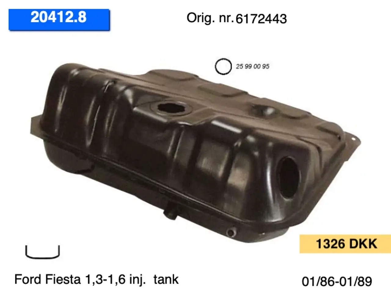 Billede 5 - Ford Fiesta (76-02) tanke