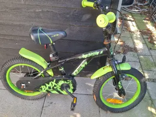 X-ZITE BMX børnecykel 14" sort/grøn