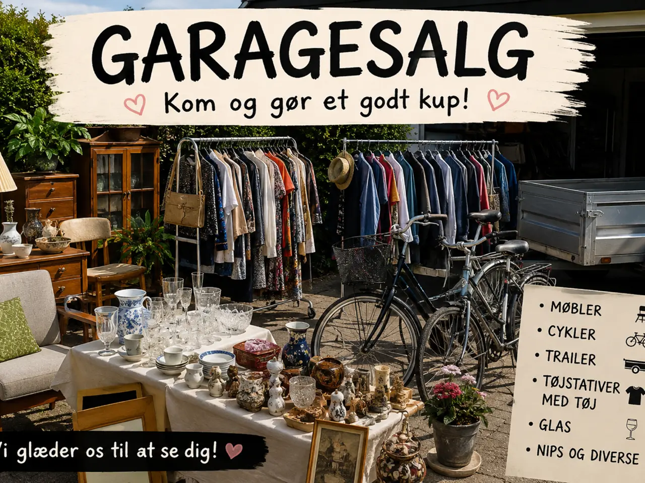 Billede 1 - Stort garagesalg - kom og gør en god handel