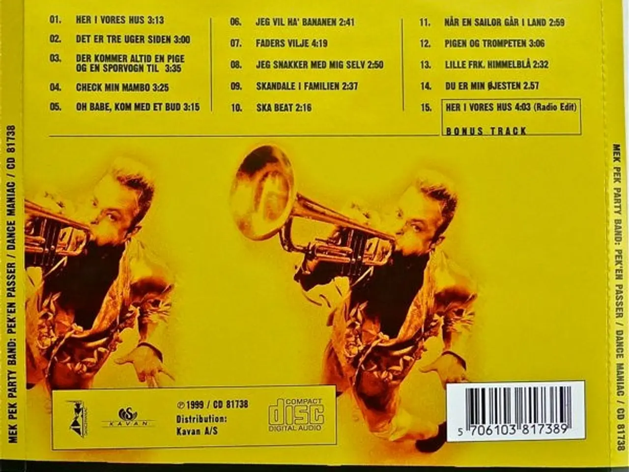 Billede 7 - Mek Pek Party Band – Pek'en Passer – CD