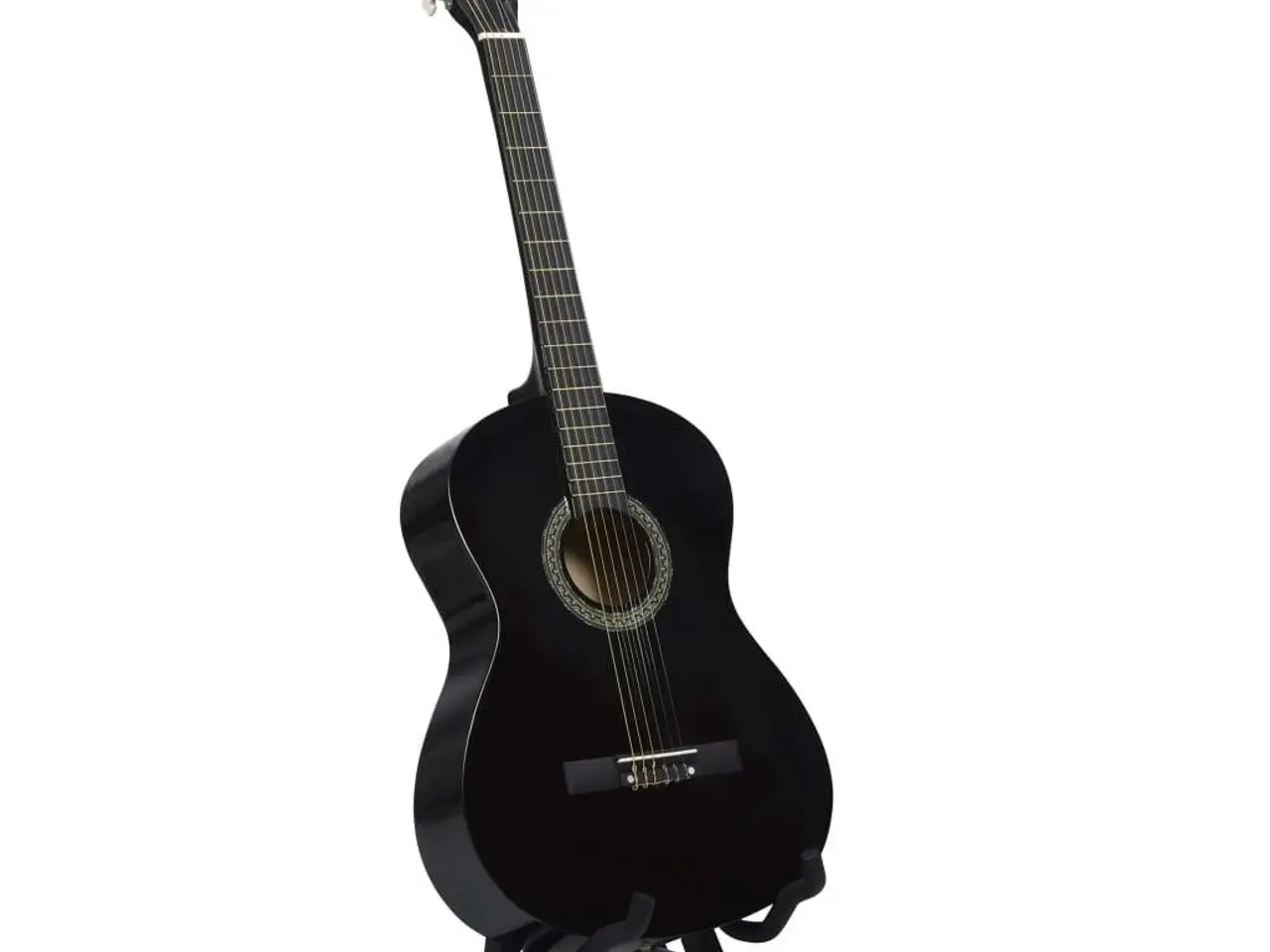 Billede 5 - Klassisk guitarsæt 4/4 39" - 12 dele - sort