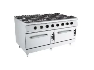  Gaskomfur med gasovn – B1600 x D900 x H900 mm