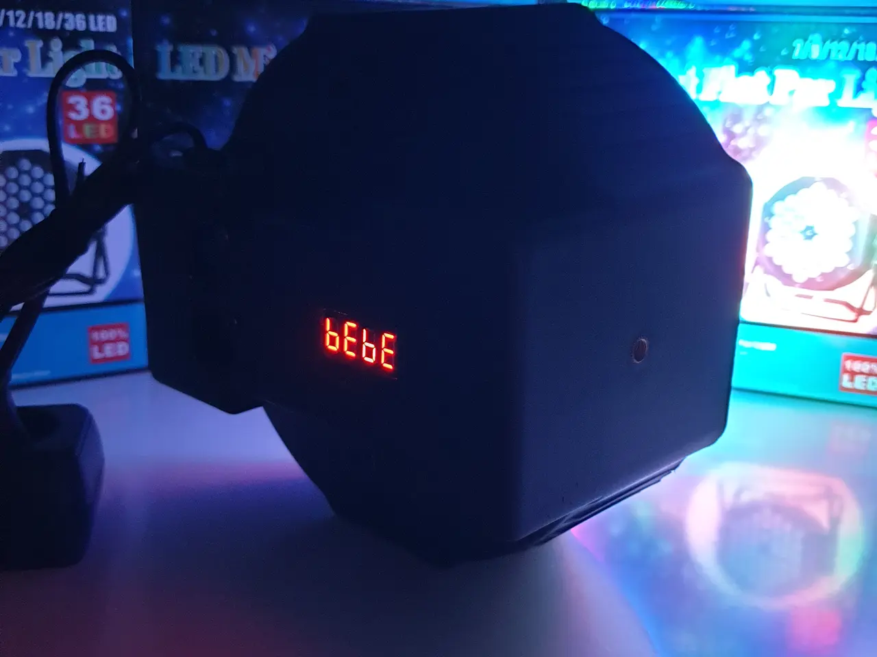Billede 8 - NY! 18 RGB LED Diskolys + Lydsensor + DMX512