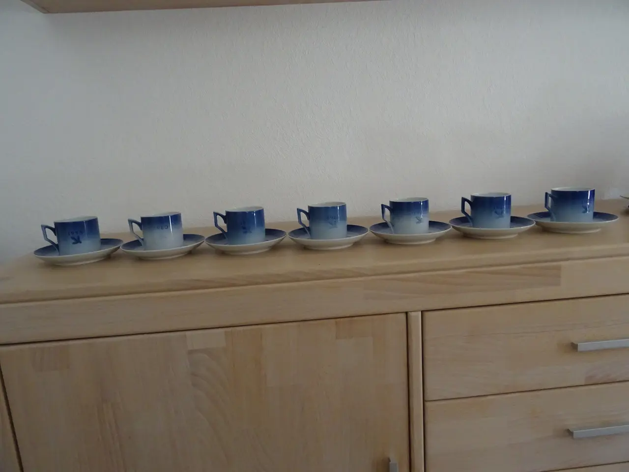 Billede 2 - 7 julekopper Royal Copenhagen År 1979-1985