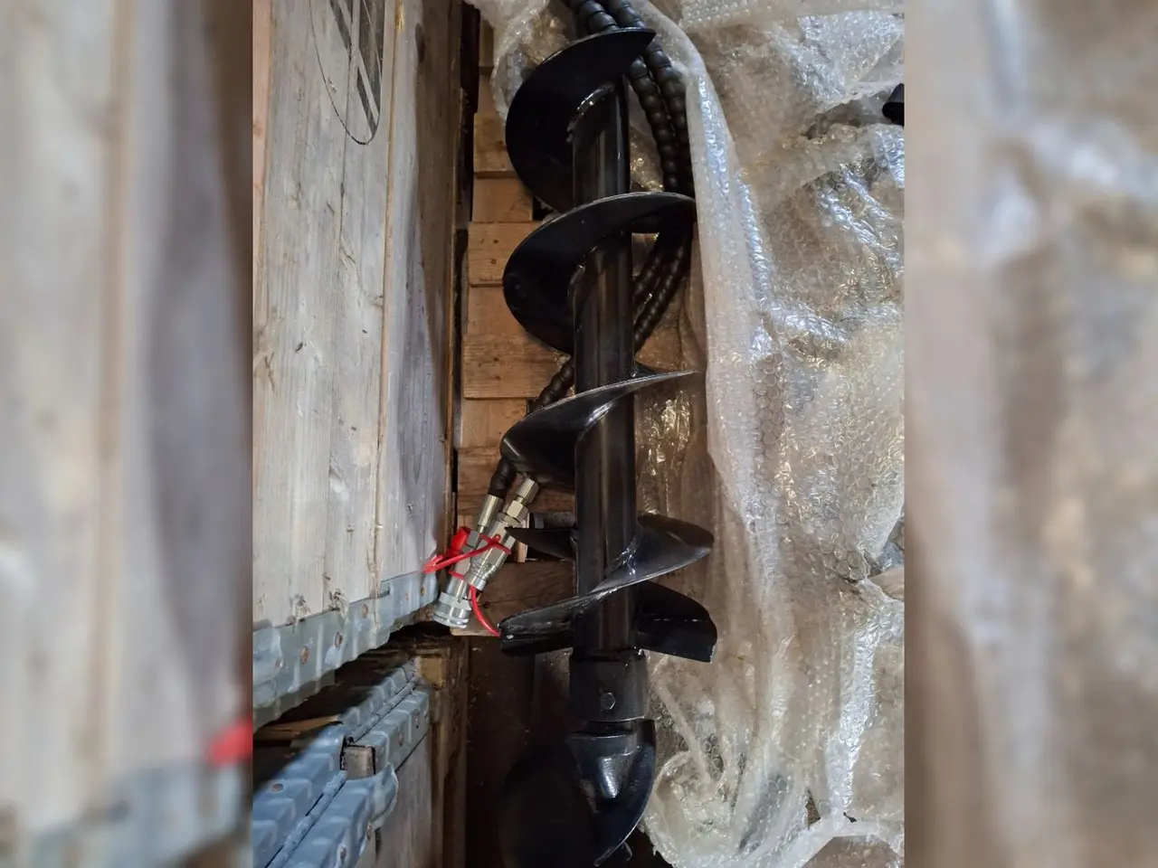 Billede 5 - Uni loader Hydraulisk Jordbor Ø 200 x 1,5 mtr. (Ny)