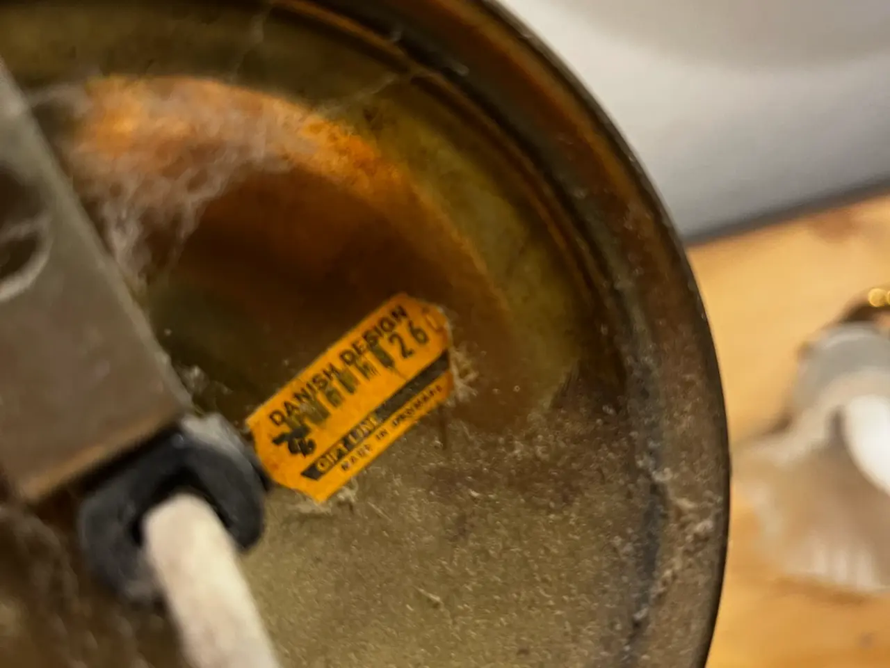 Billede 6 - 4 matchende lamper i messing og  glas 