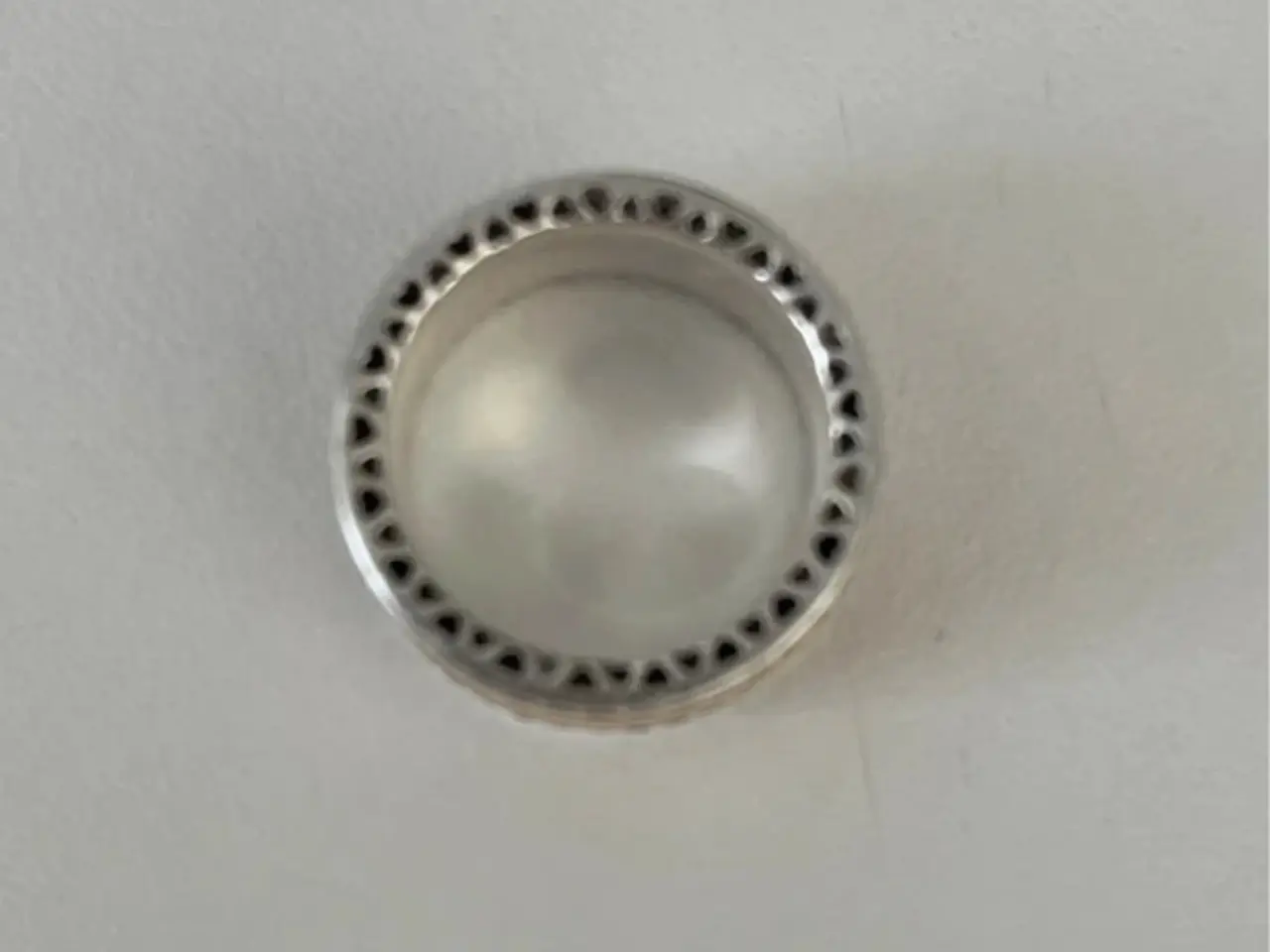 Billede 3 - Pandora ring i sølv med emalje og zirkonia sten