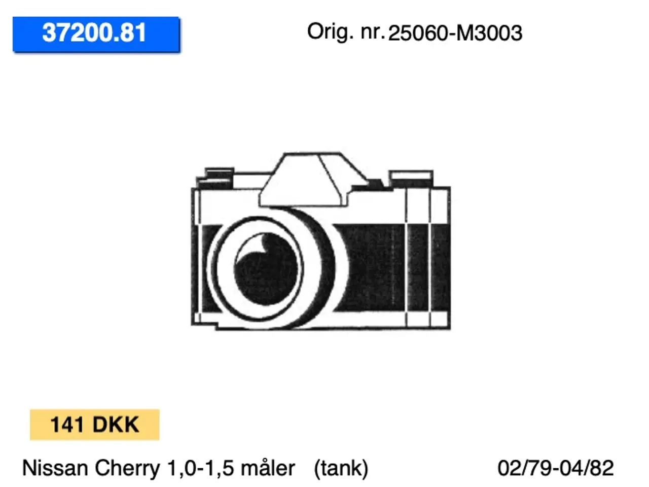 Billede 2 - Nissan Cherry-Sunny tanke