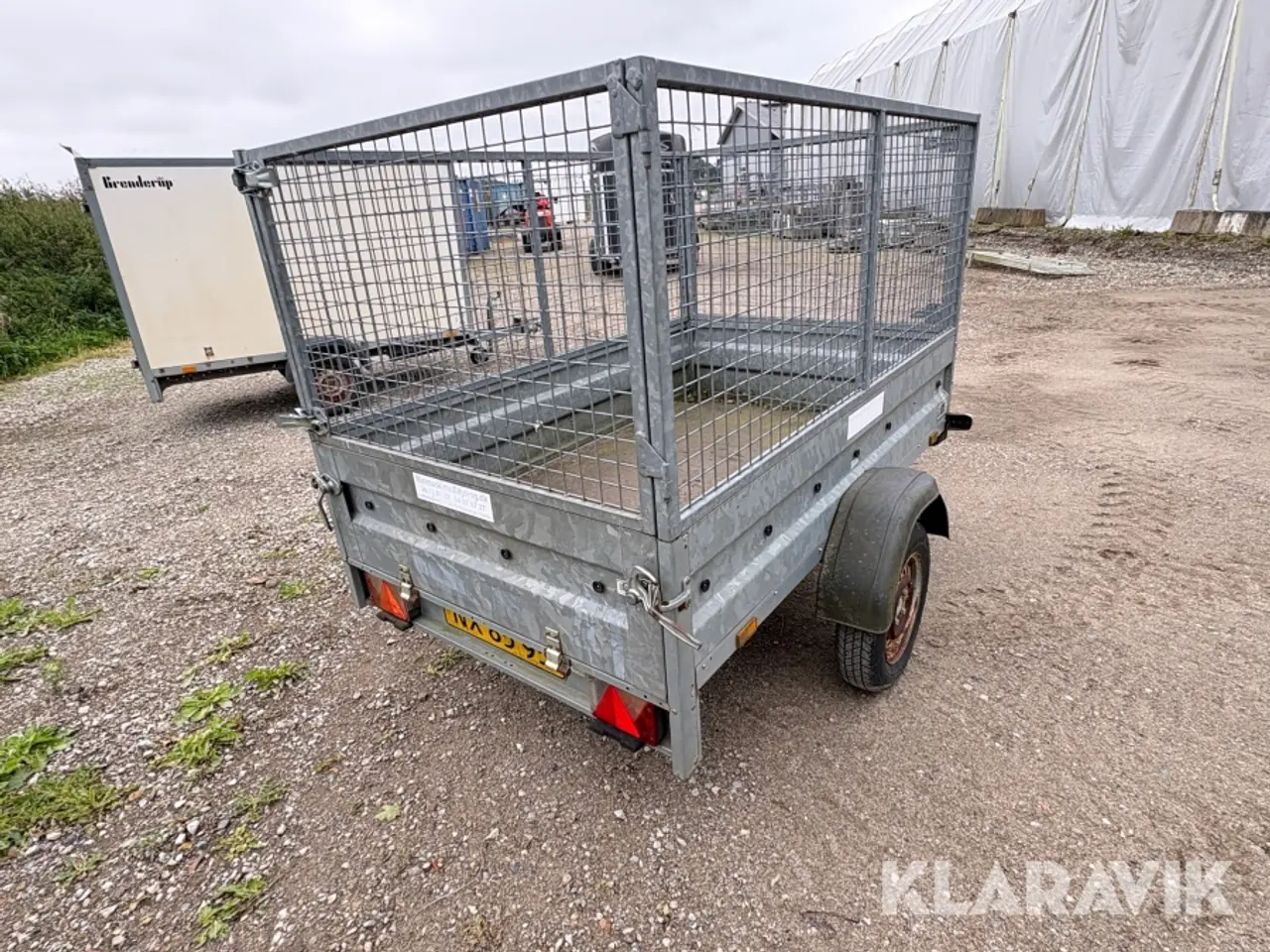 Billede 3 - Trailer Brenderup med net sider