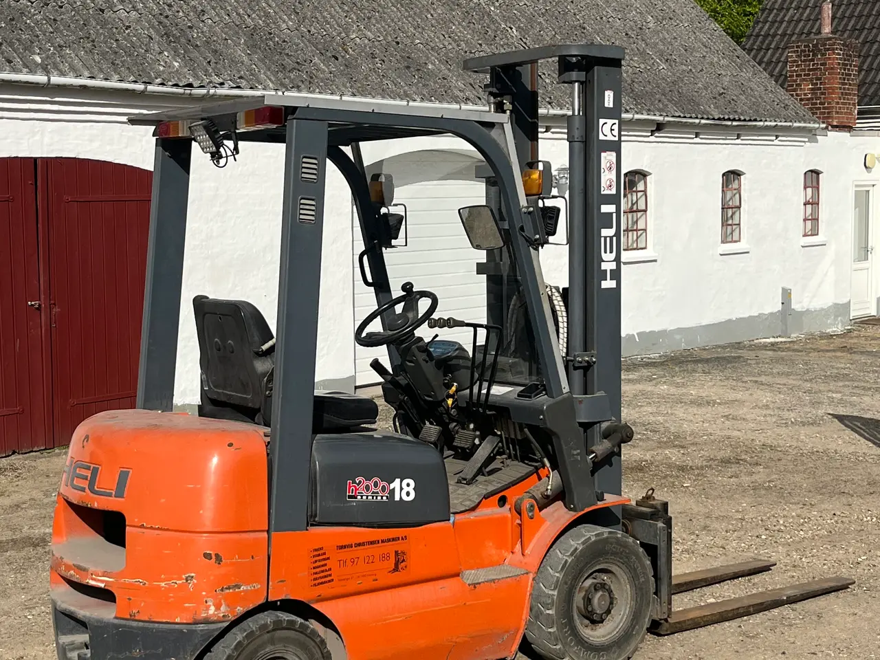 Billede 5 - Heli 1800kg diesel gaffeltruck med fuld friløft.