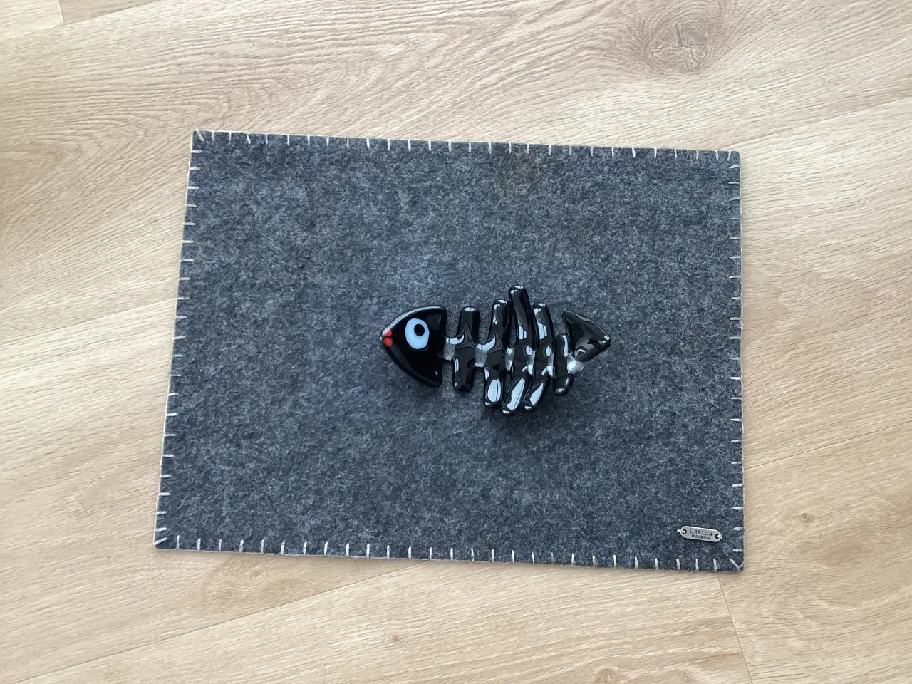 Billede 3 - Sort glas fisk