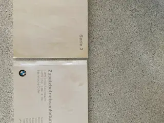 BMW E36 Brugervejledning Manual