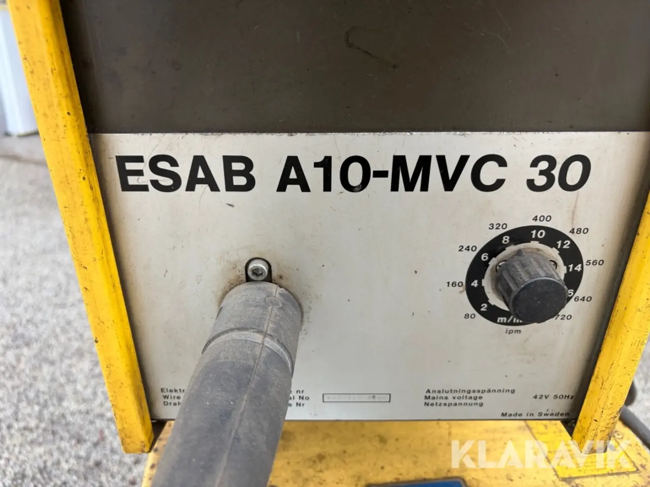 Billede 9 - Svejsemaskine Esab LDA 200 med Esab a-10-mvc 30