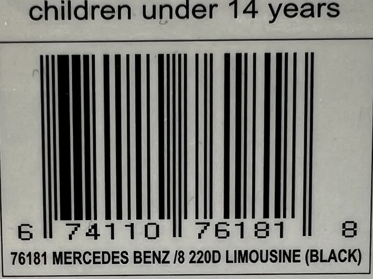 Billede 11 - 1968 Mercedes-Benz 220D /8 AUTOart - 1:18