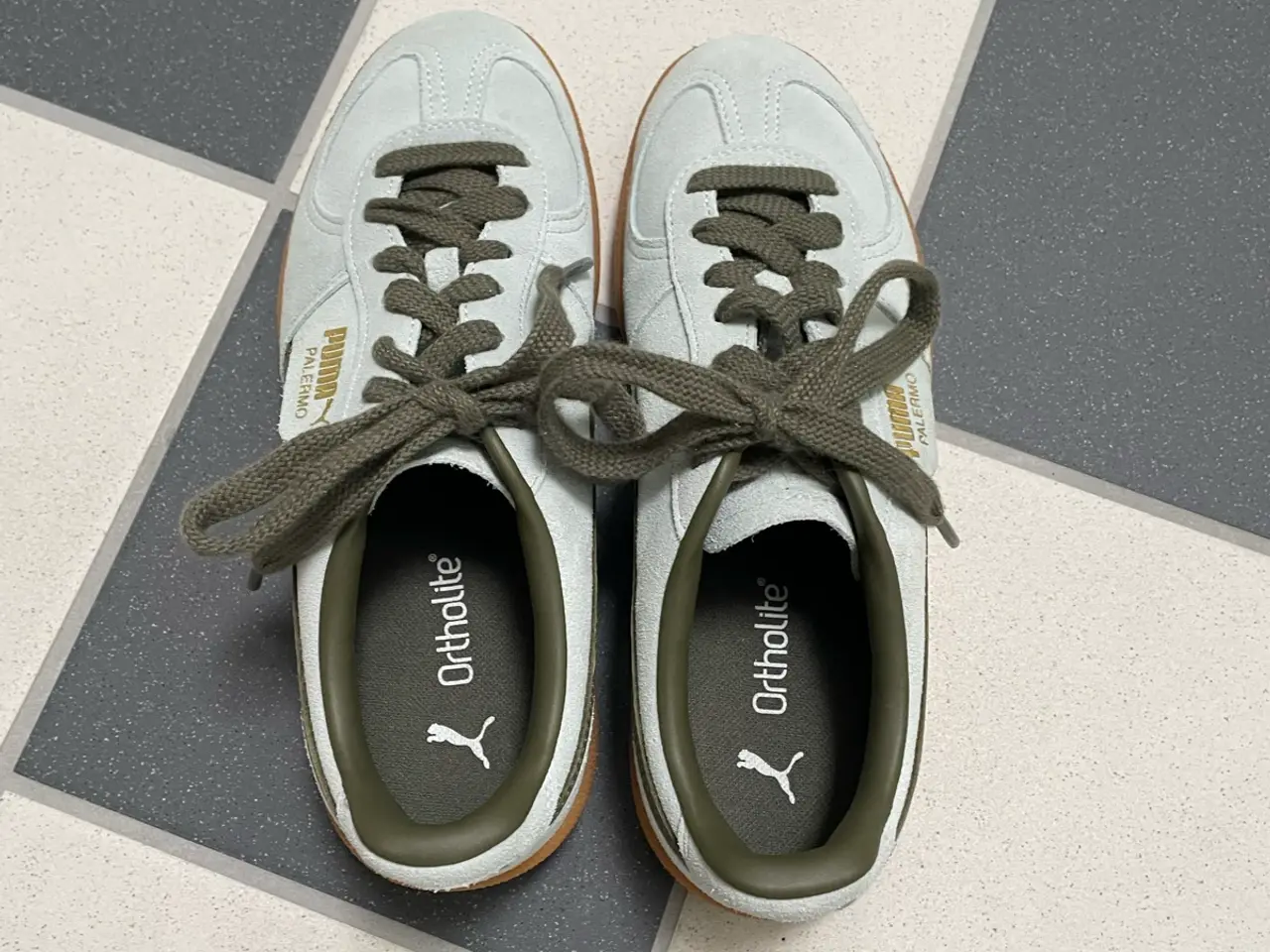 Billede 2 - Puma sneakers Palermo grønne tonet
