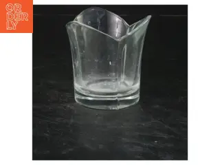 Transparent glas vase (str. 8,5x6 cm)