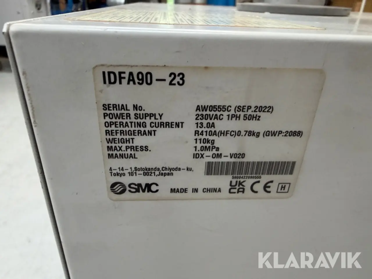 Billede 10 - Køletørrer SMC IDFA90