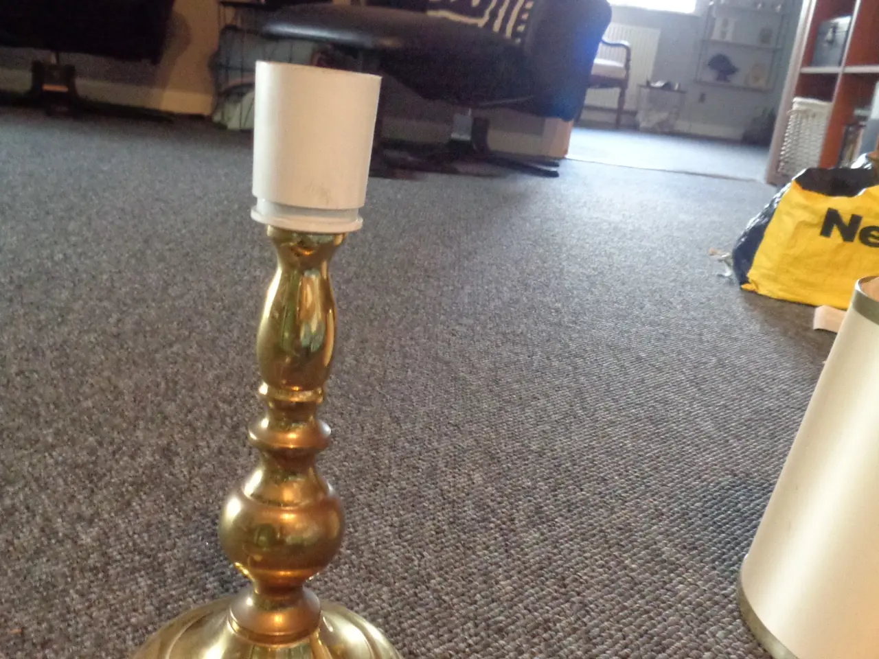Billede 3 - Messing lampe