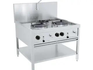Wok komfur – gas – 2x 17 kW + 1x 9 kW