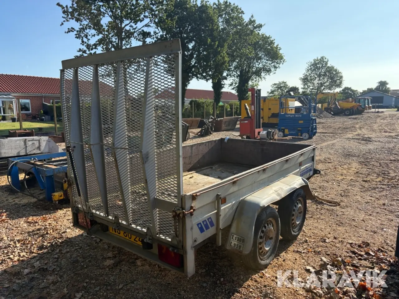 Billede 5 - Trailer Variant 1604 1300 kilo med spil og rampe.