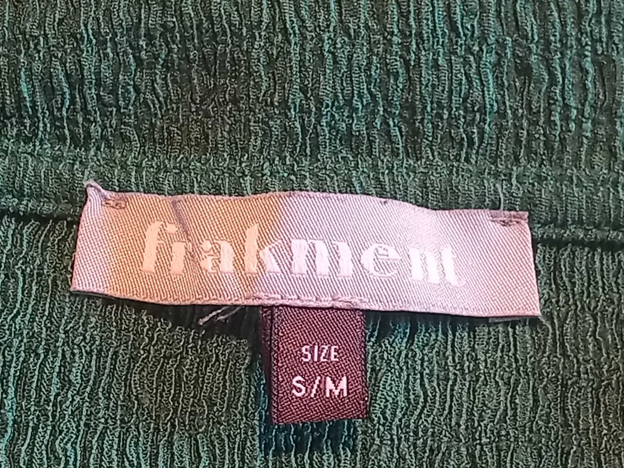 Billede 4 - Grøn Frakment top str S/M