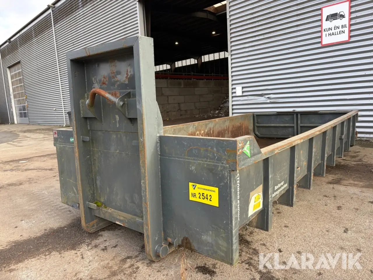 Billede 1 - Container JSK 10 m³ med kroghejs