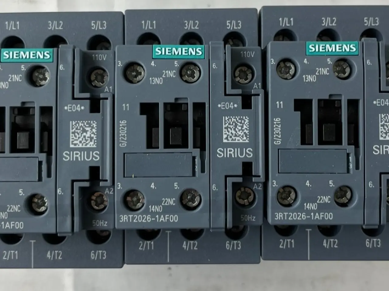 Billede 1 - Siemens 3RT2026-1AF00 kontaktor 110V Coil 3P parti